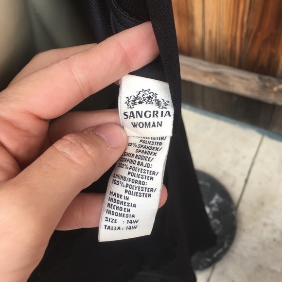 Vintage Sangria Evening dress - Picture 4 of 6